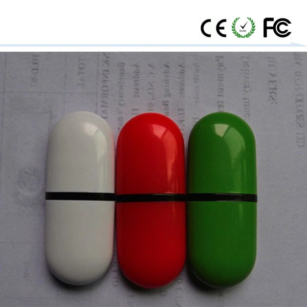 Customized Logo Plastic Capsule USB Flash Memory Disk Bill USB Stick USB 2.0/USB3.0