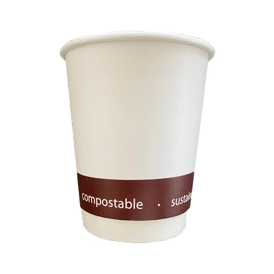 Disposable Double Drenching Film PLA Paper Cup Customized Single-Layer Coffee Advertising Cold Drink Mug 12 Ounces