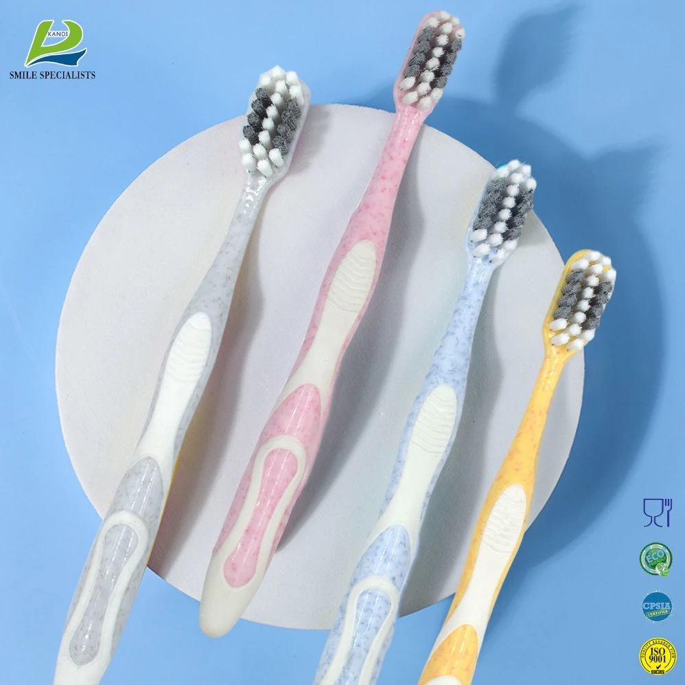 Brosse à dents de blanchiment professionnel avec des poils doux et une poignée confortable pour un nettoyage en profondeur