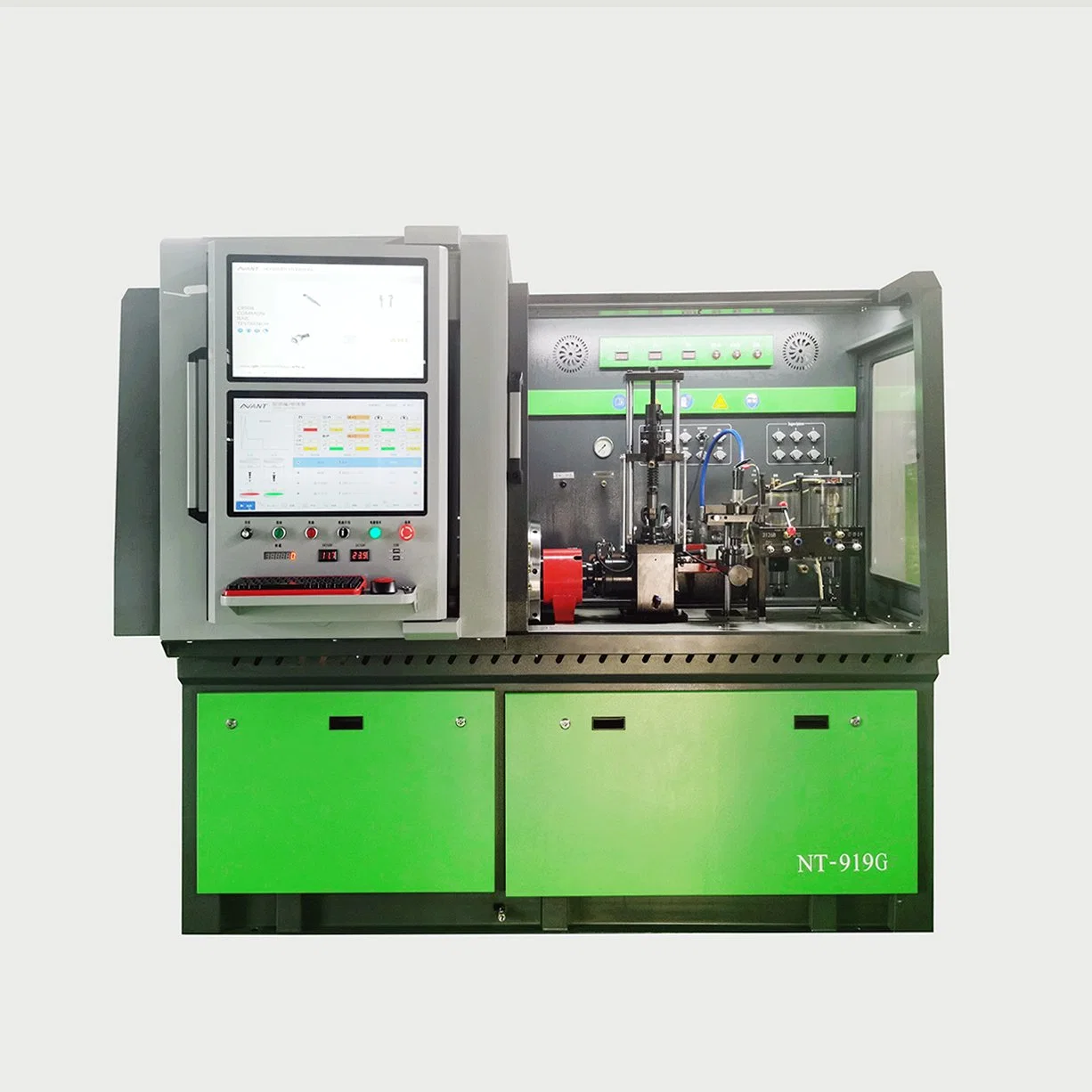 Nt919 Common Rail Full Function Test Bench Includes Two Monitor Screens and Injector Coding