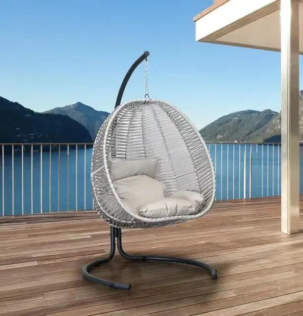 Hot Vender silla de ratán exterior silla de descanso Wicker Swing