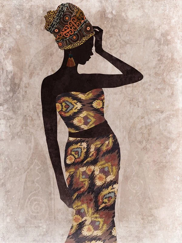 Résumé de l'Afrique Photos Artwork Handmade Huile sur toile Art mural
