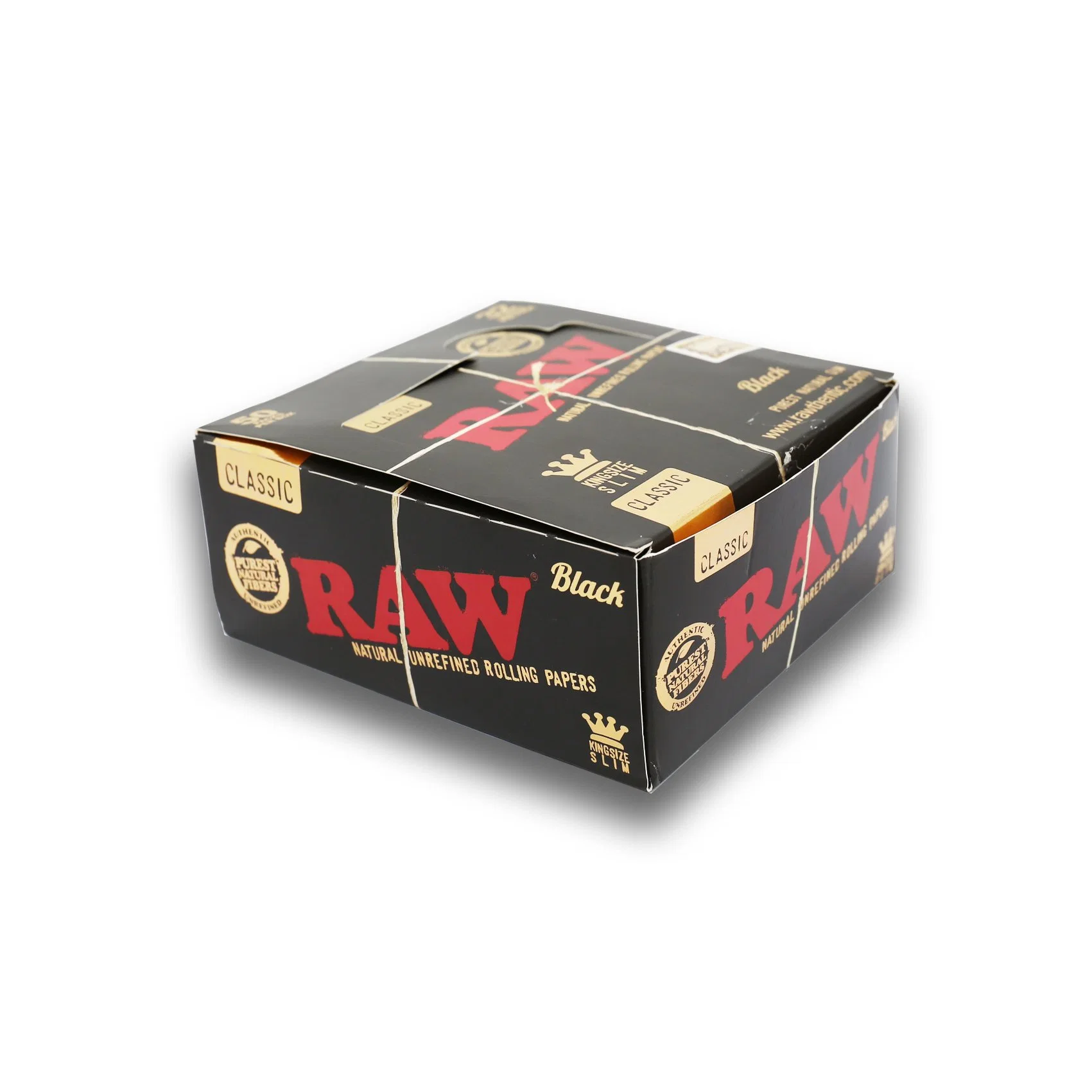 Black King Size Slim Rolling Papers