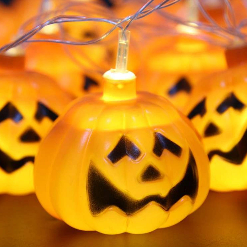 Battery Powered Halloween Decorative Pumpkin String Lights