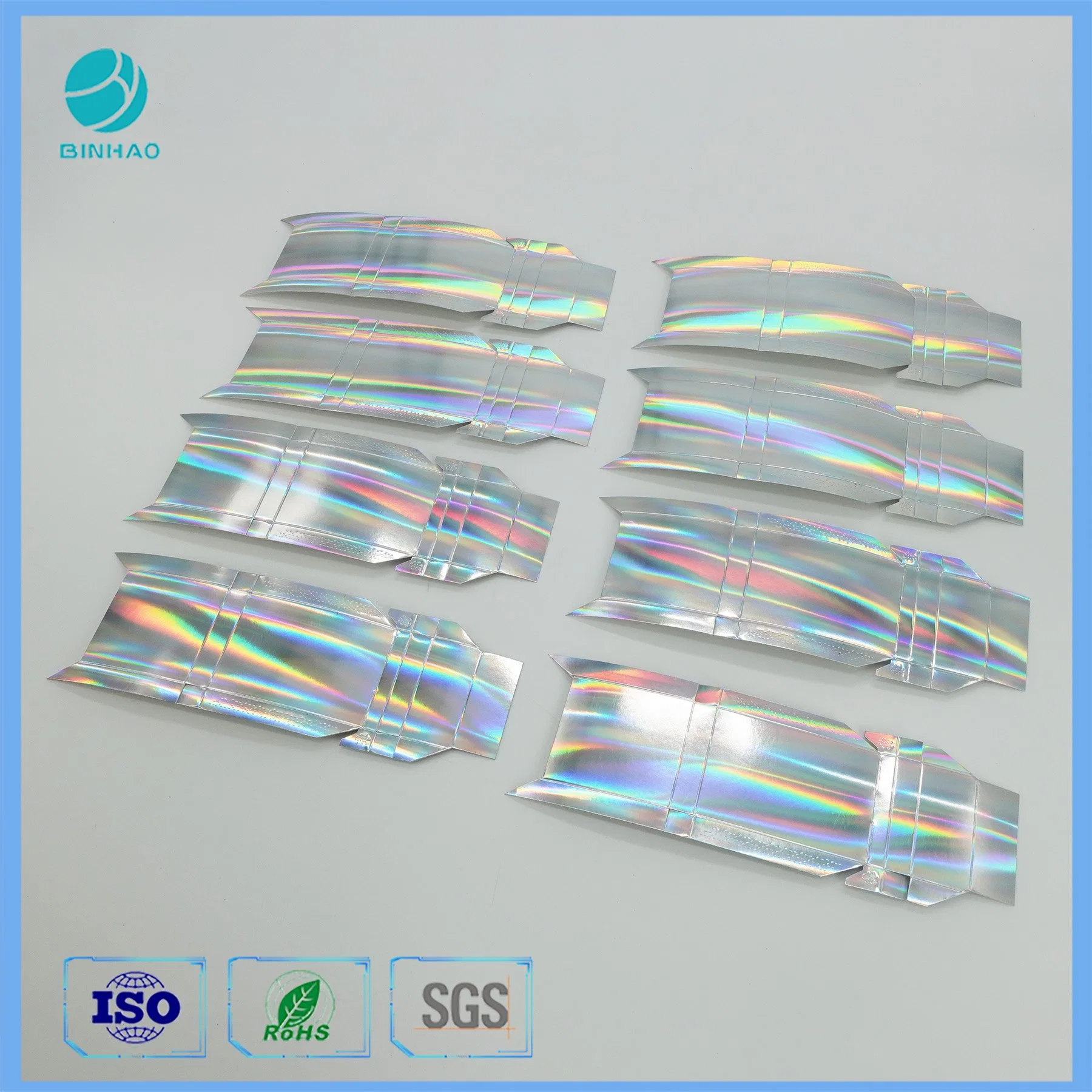 5.4mm Nano Size Hologram Base Paper Printed Shiny Cigarette Paper Cases