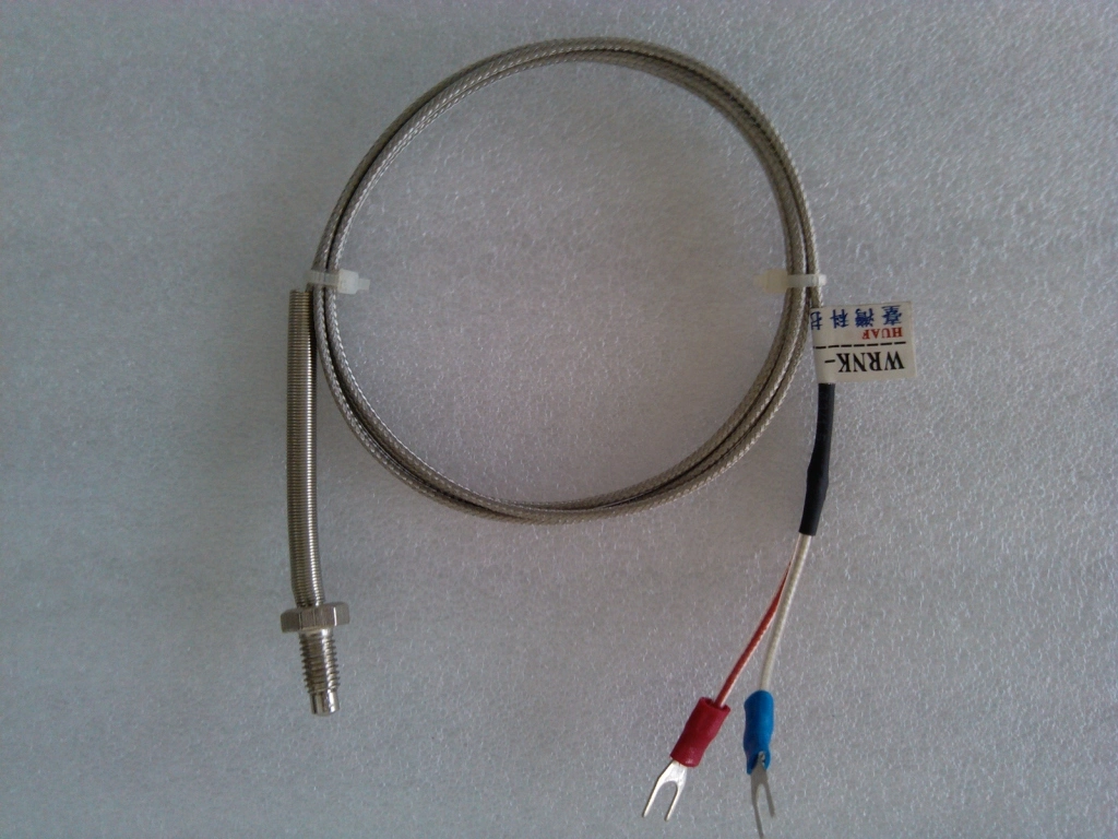 J Type Thermocouple Stainless Steel Probe Thermocouple 100mm 200mm 2m Cable Wire Length, J Type Thermocouple Temperature Sensor