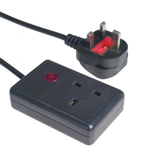 Smart UK Table Rallonge de câble d'alimentation rechargeable portable Type de socket-Port C avec le fusible