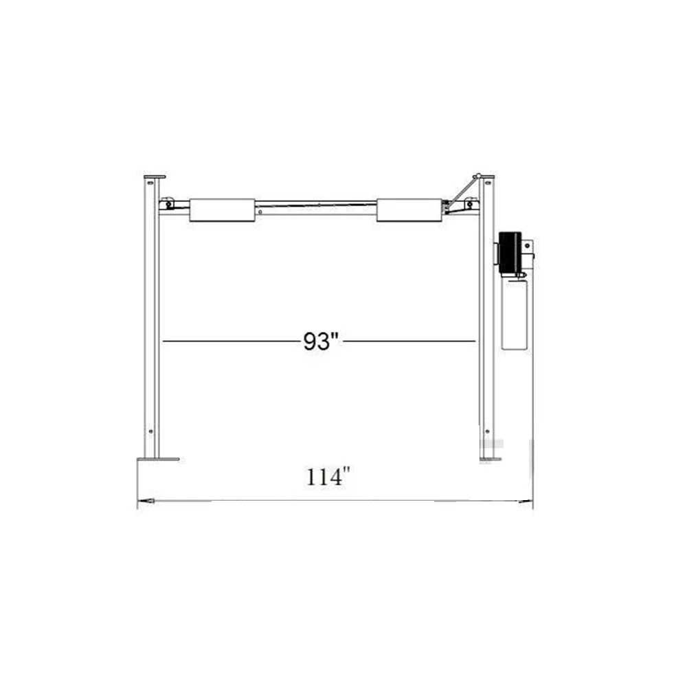 Cheap Manual Single Side Release Ideal Choice for Vehicle Parking Lift