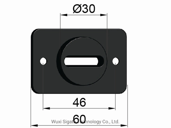 Horizontal Plastic Strap Guide, Roller Shutter Accessory