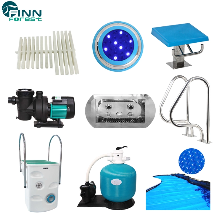 Full Set Swimming Pool Accessories Heat Exchanger Electric Sand Filter Pump Equipment