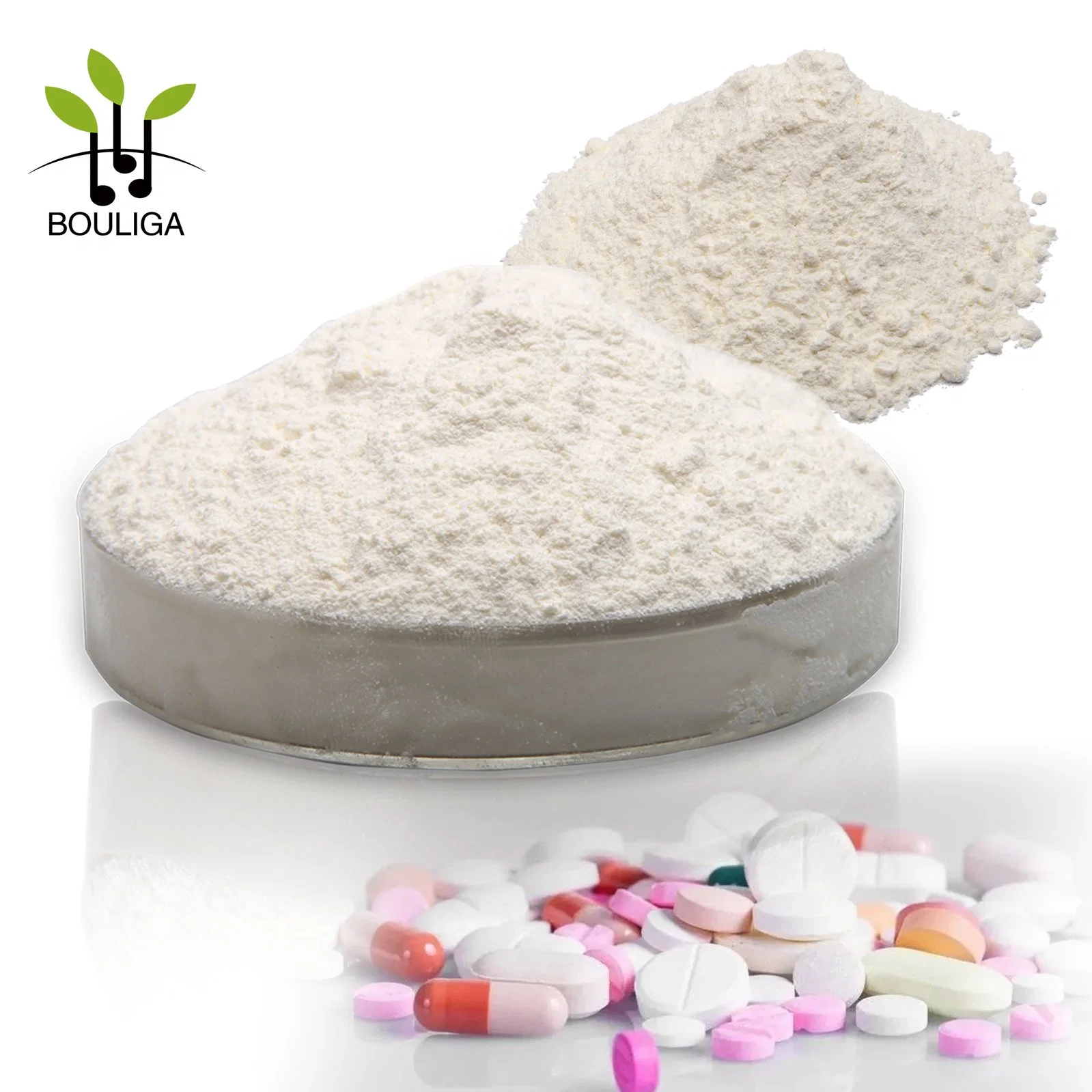 Bouliga Factory Supply Food Grade Small Molecule Sodium Hyaluronate Powder 2000da-2000kda Hyaluronic Acid Raw Material