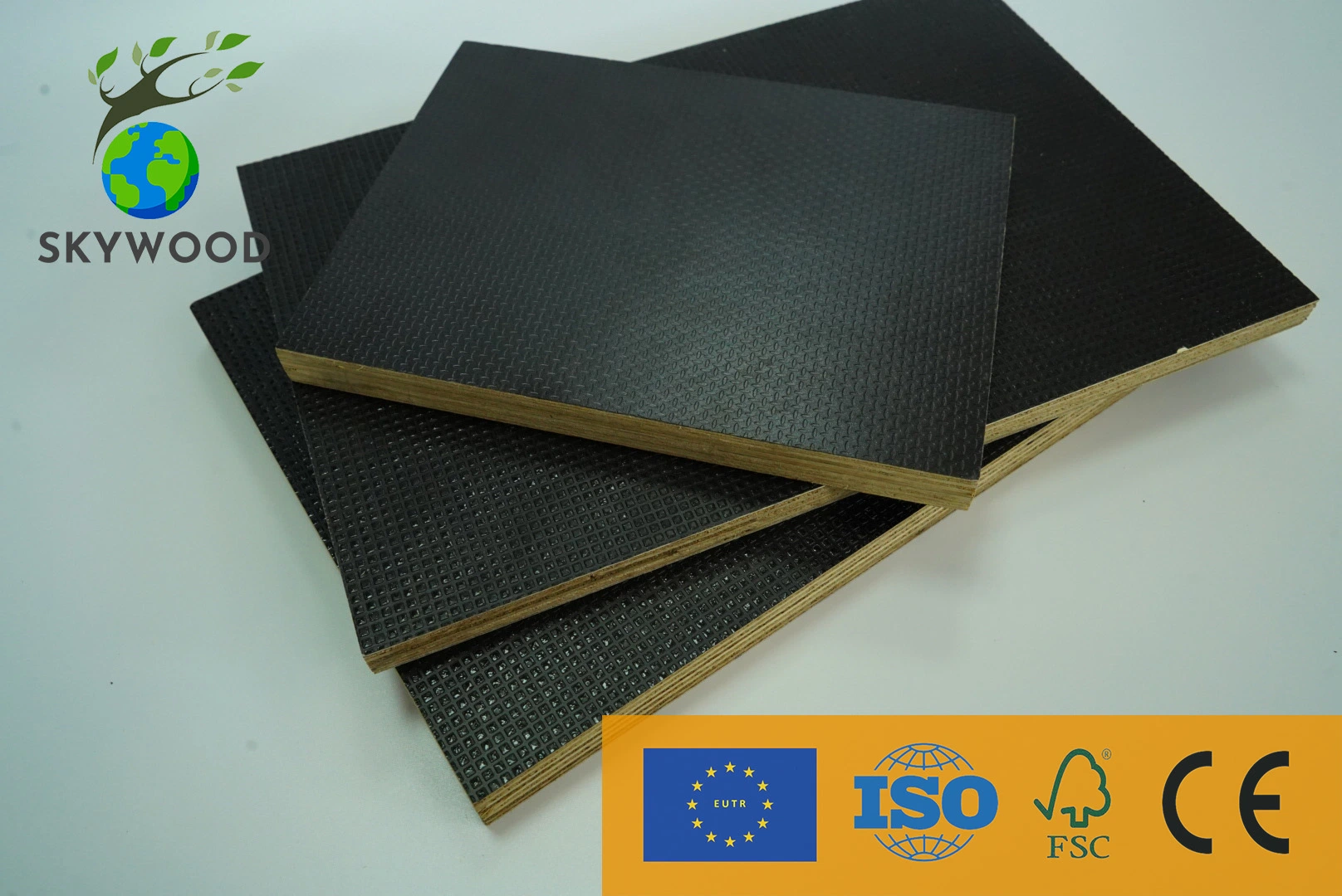 Building Materials Black Concrete Film Faced Plywood for Constructions and Building