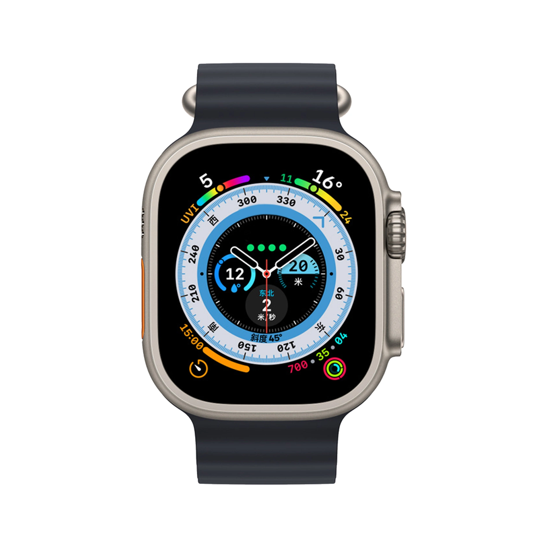 OEM 1,851 pulgadas pantalla grande Smart Watch pantalla táctil Deporte Fitness Watch IP67 Waterproof Wireless Calling Smart Watch