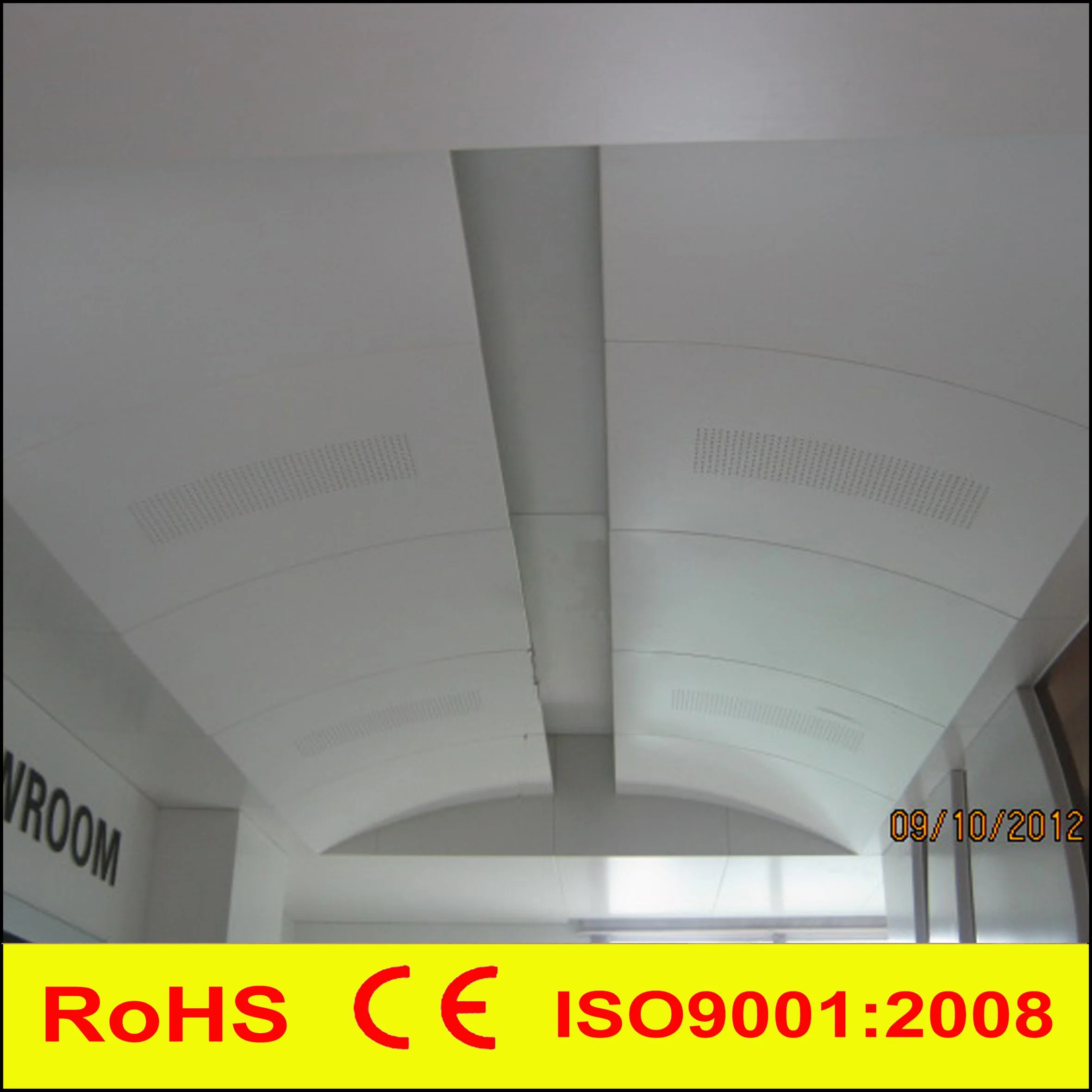 Aluminum Exterior Non-Standard Shaped Decorative Suspended Wide False Ceiling