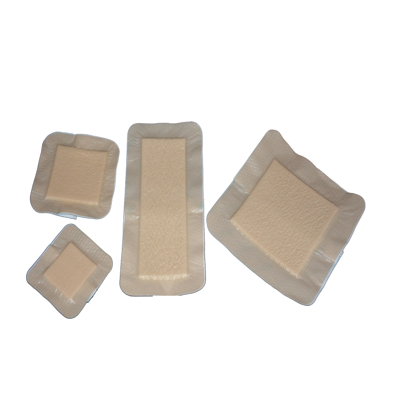 Medical Hydrophilic Polyurethane Silicone Border Foam Dressing