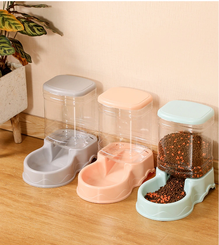 Pet Supplies Accessories Cat Drinking Bowl Cat Bowl Large Capacity Dog Bowl Grain Storage Bucket Pet Automatic Feeding Device