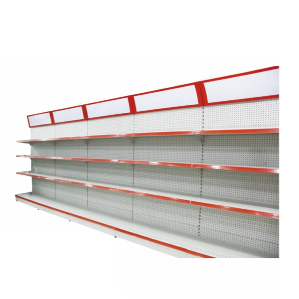 Online Shopping Metal Display Rack Supermarket Shelf