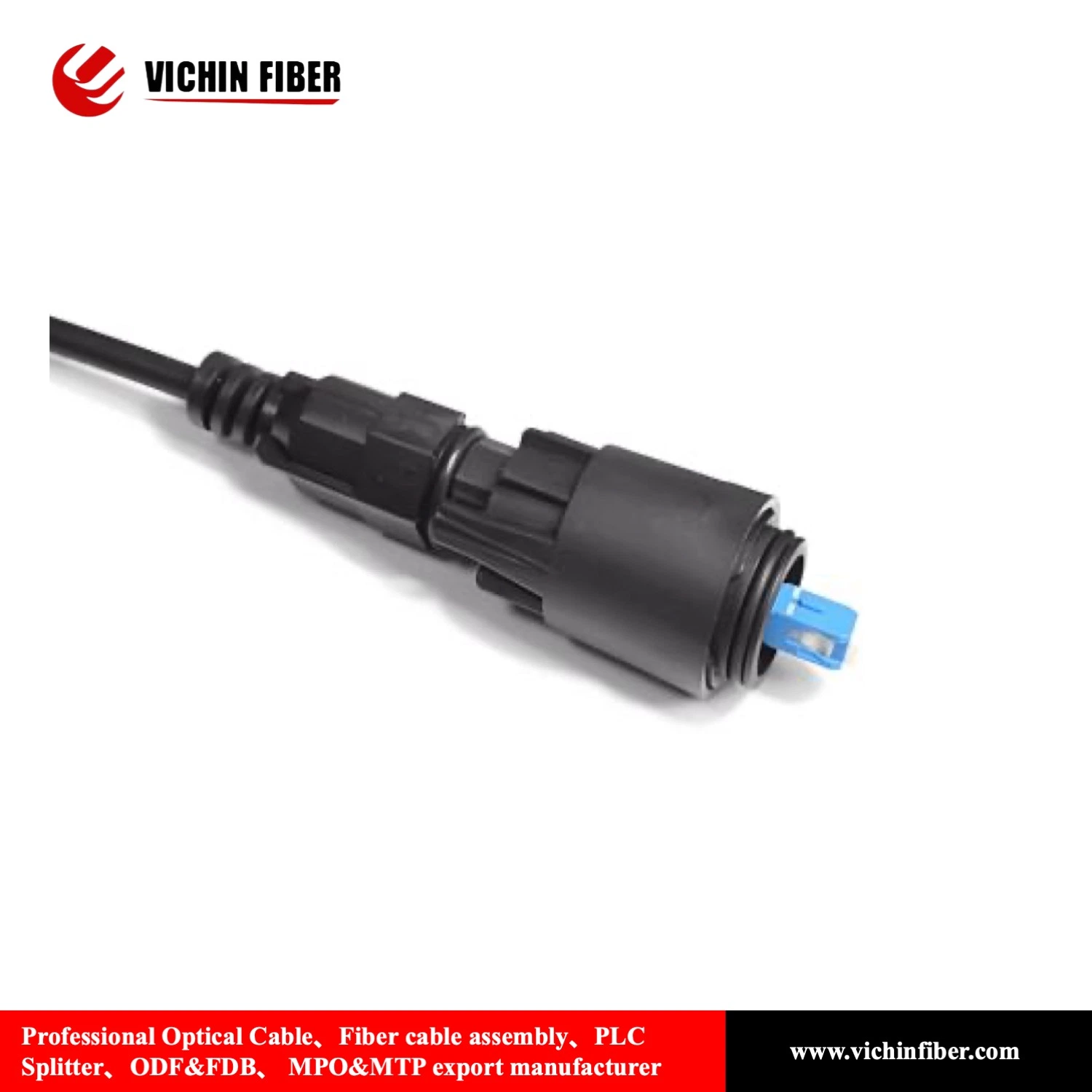 Ipfx AMP LC Type Fiber Optic Ftta Waterproof Connector