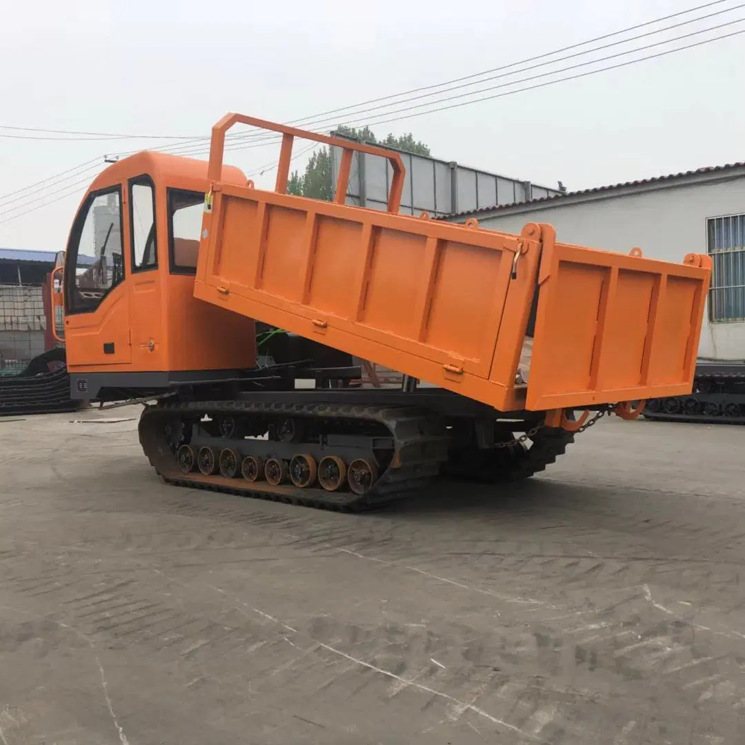 Td-10 3-10 Ton esteira de borracha do veículo de transporte Tratores de Esteiras Dumper Truck para a agricultura