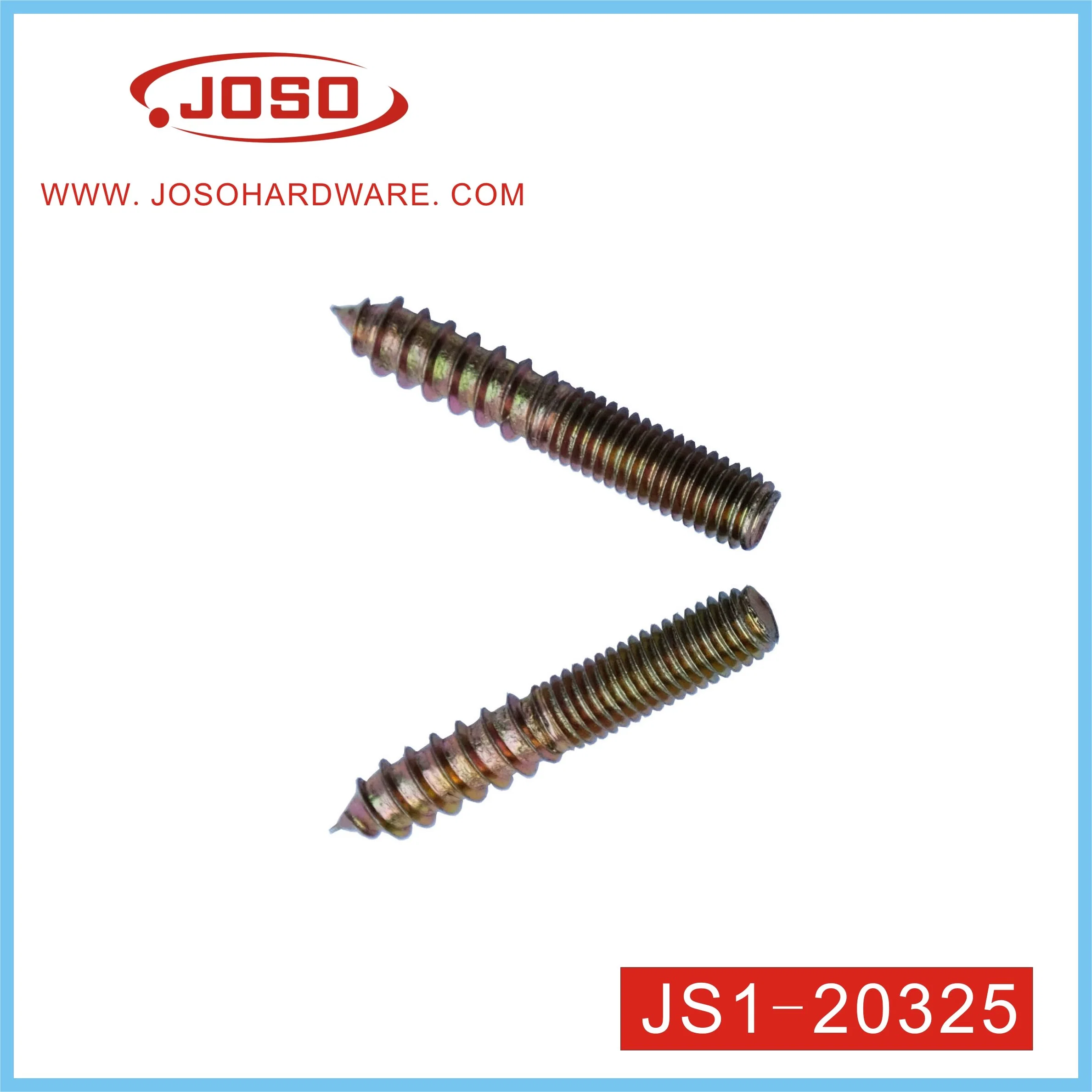 Metal Double Thread Dowel Screw of Hardware Accessories for Wood