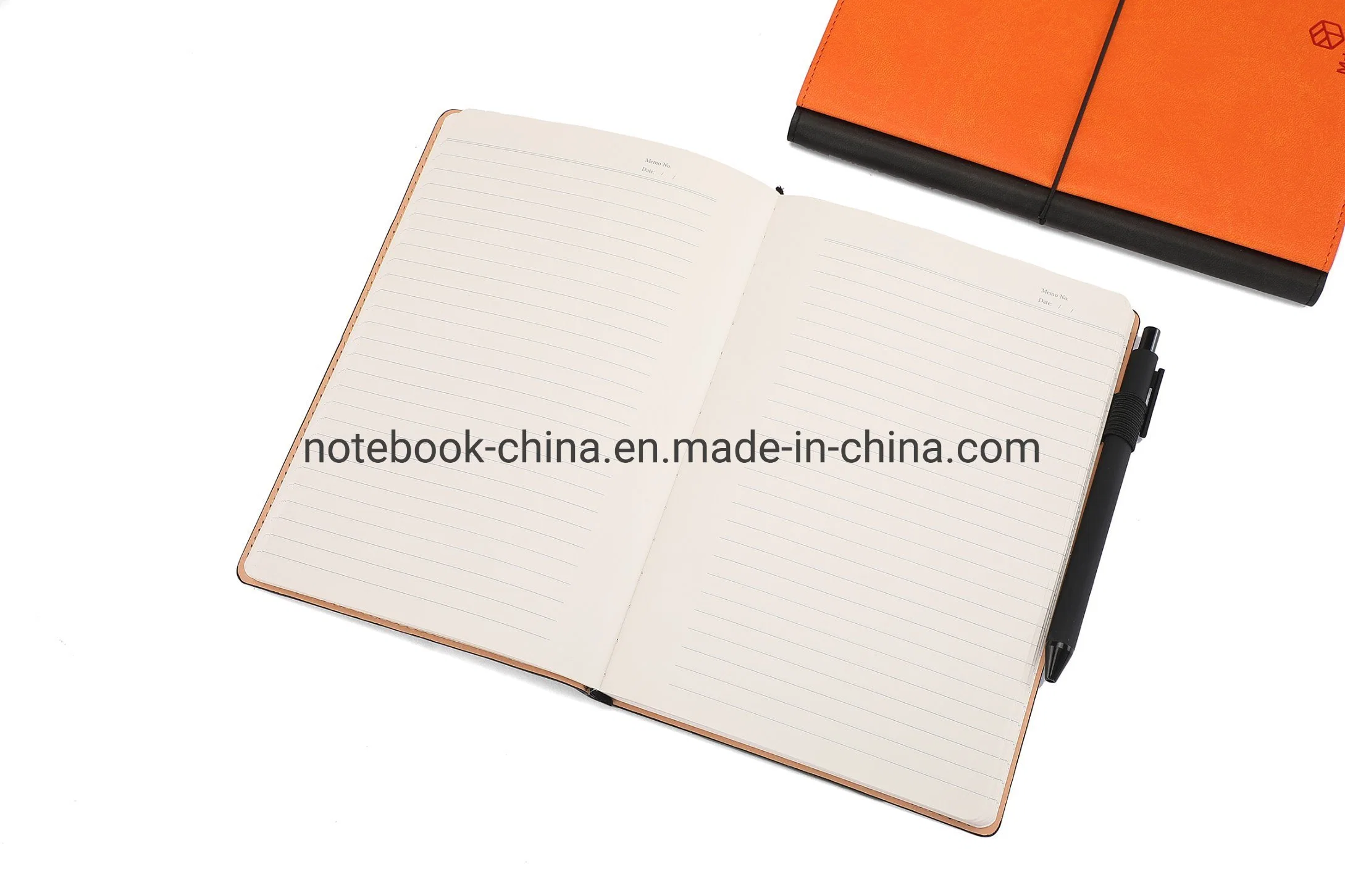 A6 proveedor de China, Corea PU Cuaderno diario de bolsillo de la banda elástica para regalo