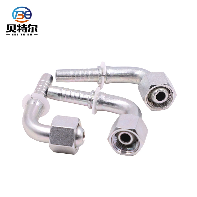 Manufacturer Carbon Steel Galvanized Elbow Metric Female Multi Seal Hydraulic Hose Fittings