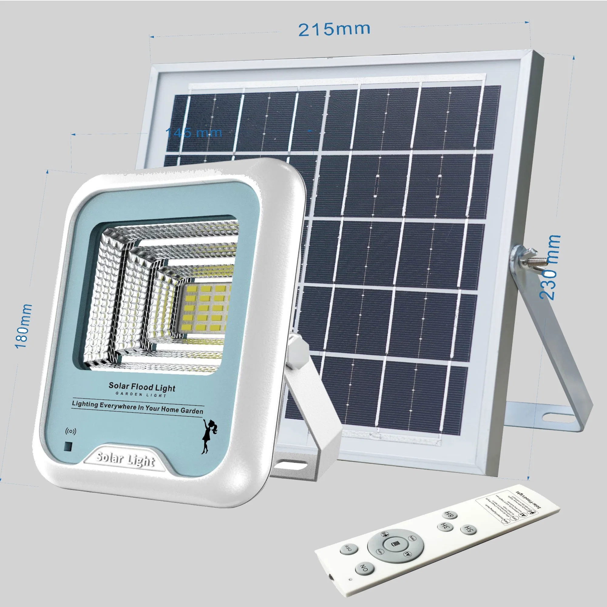 Outdoor Lighting IP66 Hot Selling High quality/High cost performance LED Solar Floodlight