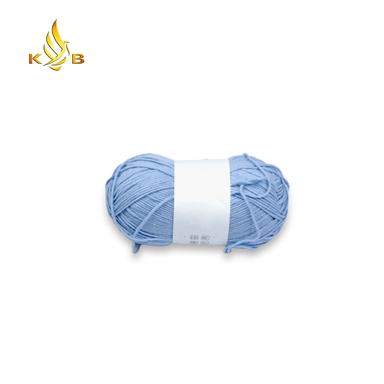 Le tricot de coton doux lait acrylique bébé Fournisseurs de fils pour main tricoter 5 plis