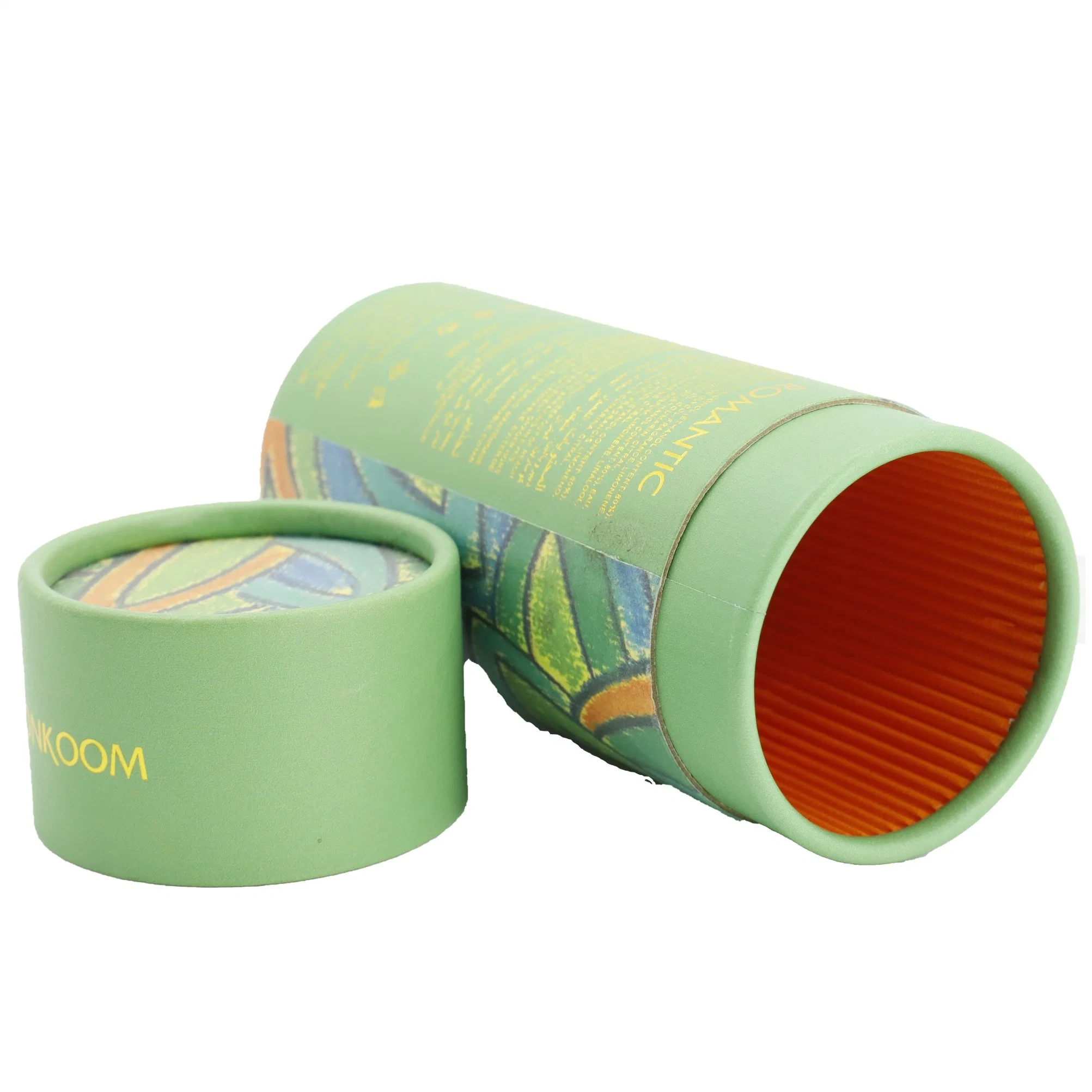 Elegant Paper Boxes Packing Cylinder Gift Round Box Paper Tube Package Packaging Boxes for Cosmetic Cans