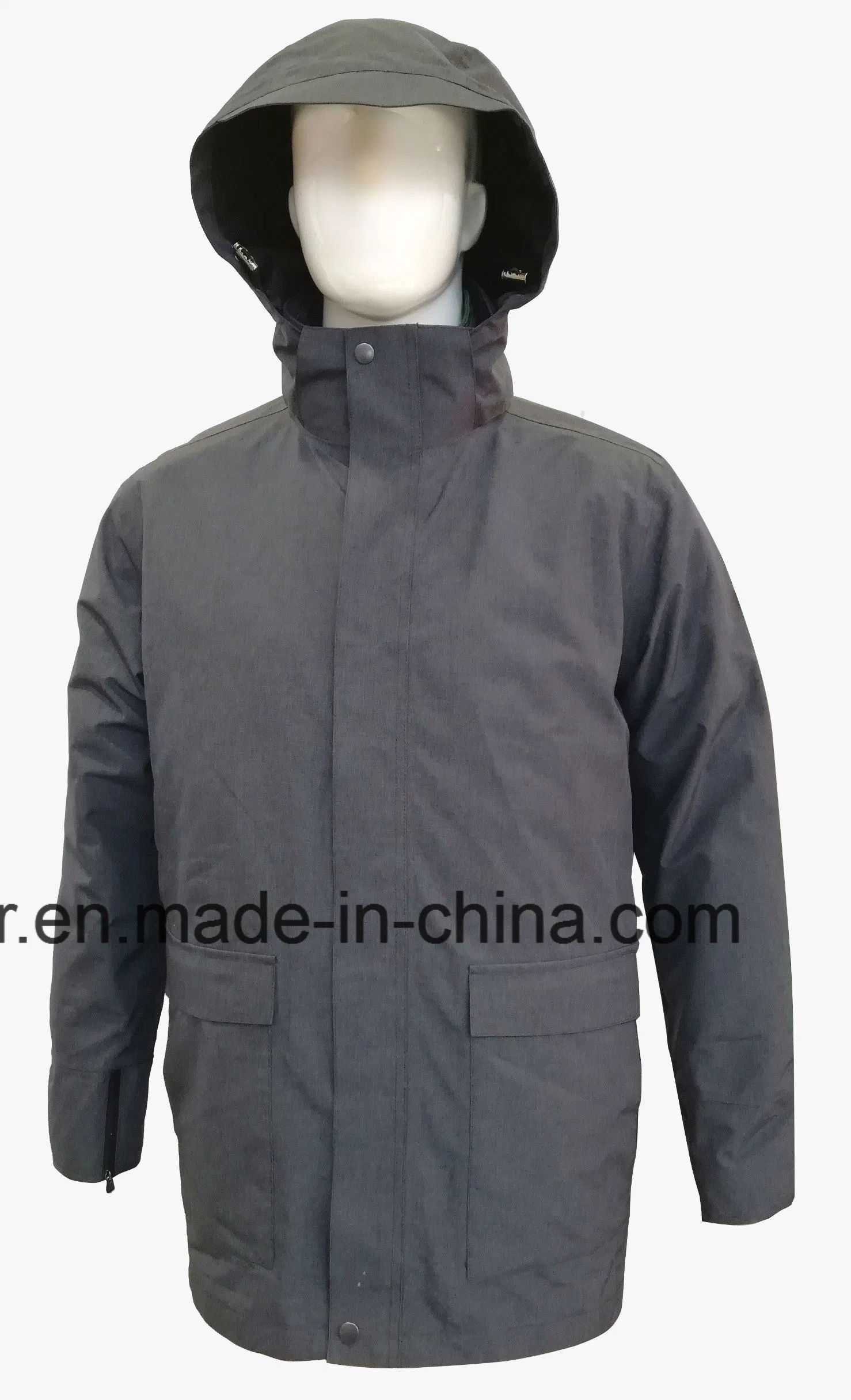 Moda de inverno de vestuário exterior para homens roupa Casaco Windbreaker