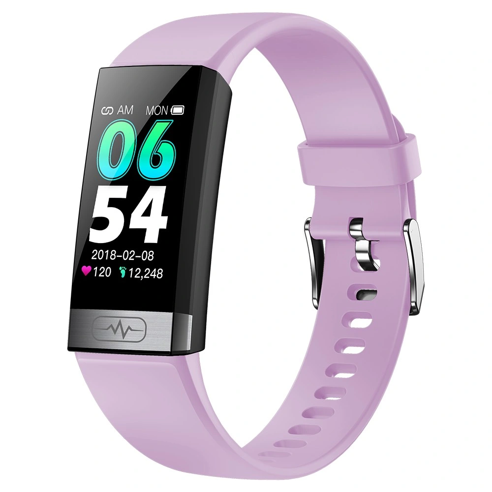 Nuevo diseño de la temperatura corporal de la Frecuencia Cardíaca ECG monitoreo de glucosa en sangre PPG Deporte pulsera Bluetooth Smart Fitness TK31