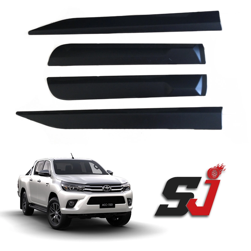 Auto Parts Accesorios decorativos Marco de ventana de los guarnecidos de cuerpo revestido de Toyota Hilux 2016-2019