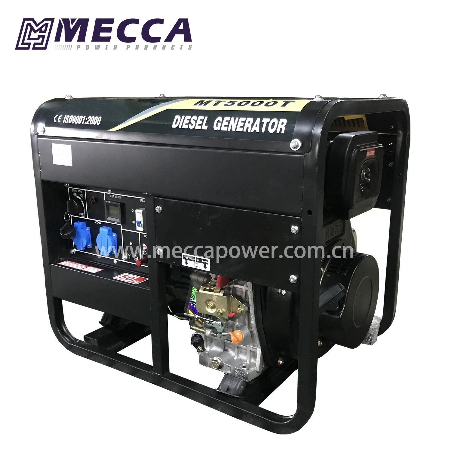 Small 10kw Single Cylinder Solar System Silent Diesel Power Generator