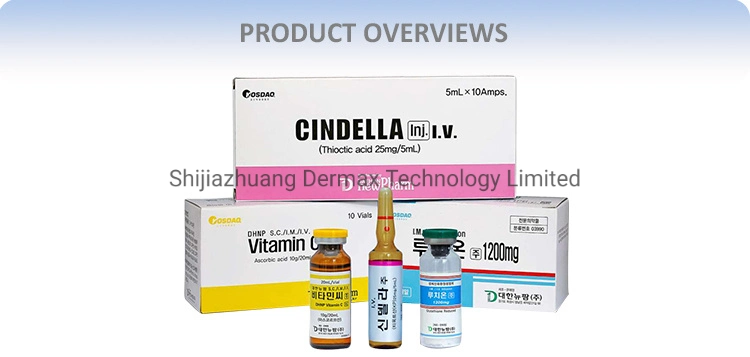 Korea Skin Whitening Luthione Cindella Ascorbic Acid Vitamin C IV Gluthatione Injection