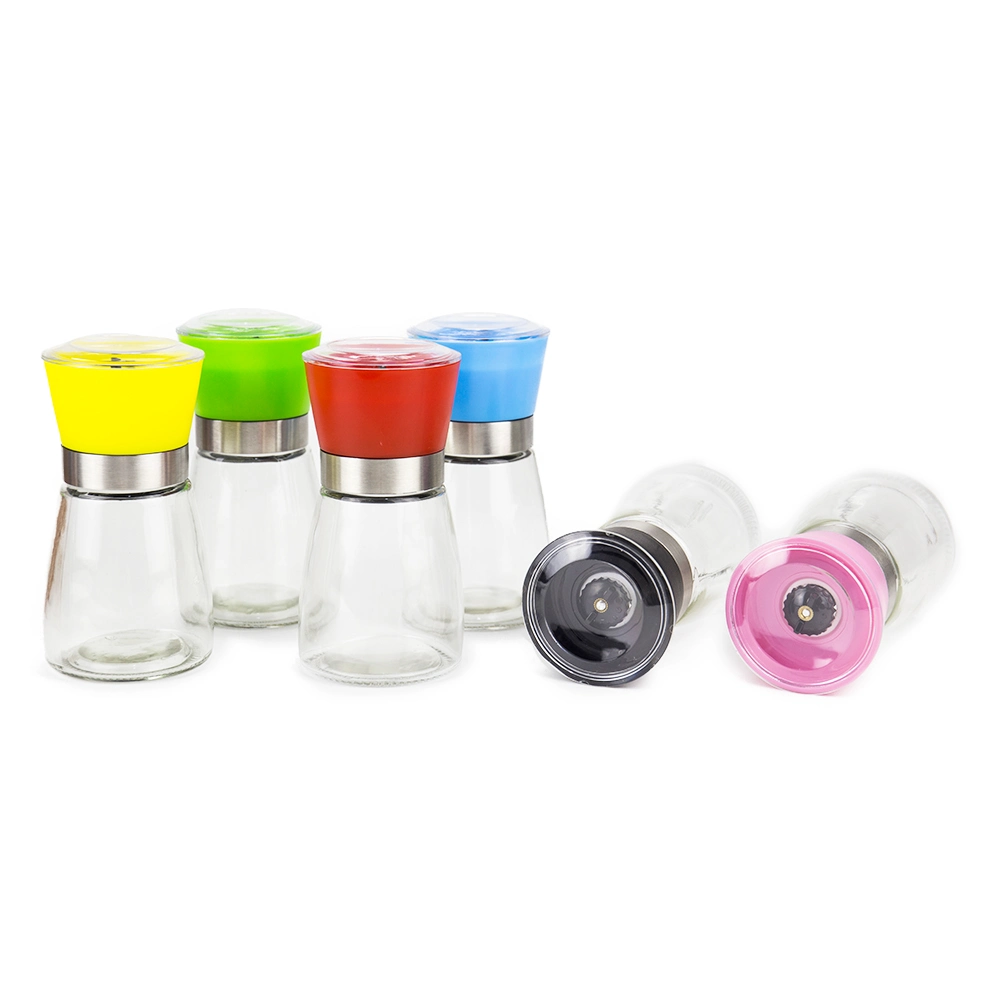 If New Design LFGB Hand Shaker Colorful 160ml Salt and Pepper Spice Grinder Set