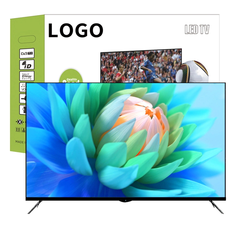 Fábrica de Mayorista/Proveedors Nueva pantalla LCD de 65" 50" 55" 43" de pulgada de dientes azules Pantalla de visualización Televisión analógica Smart Digital Android LED 2K FHD TV