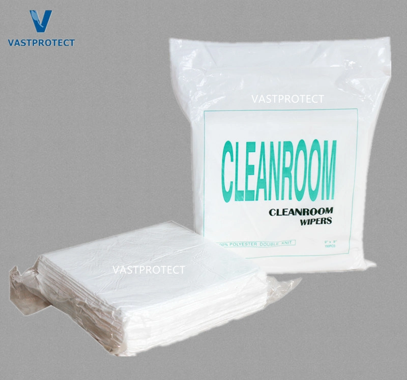 1009 Lint Free Laser Cold Cut 100% Polyester Clean Room Wipes