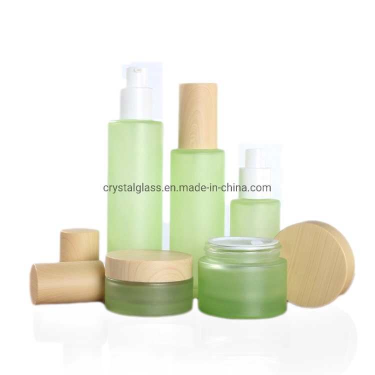 China Greenn Empty Cosmetic Container Set Factory Supply