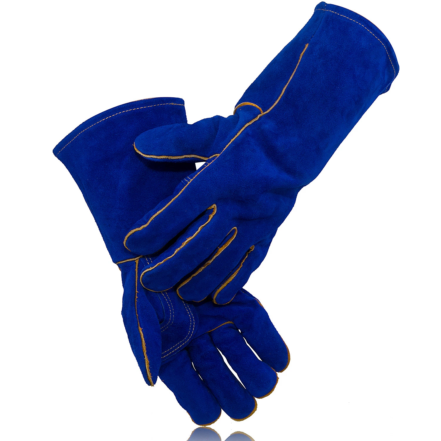 Cow Split Leather Welding Gloves Flame Resistant Welder Glove Rigger Gloves