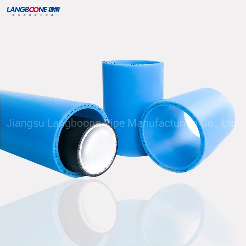 PE100 Steel Wire Mesh Composite HDPE Pipe PE Tube for Ore Slurry