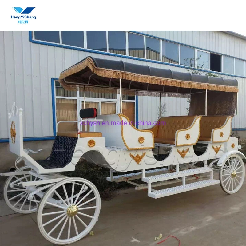 Cheap Price Chinese Sightseeing Electric Horse Carriage for Sale