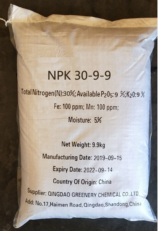 Compound Fertilizer NPK 30-9-9, 20-20-15, 15-5-20, 16-16-16, , 15-5-27, 16-6-20, 16-16-16.12-12-17
