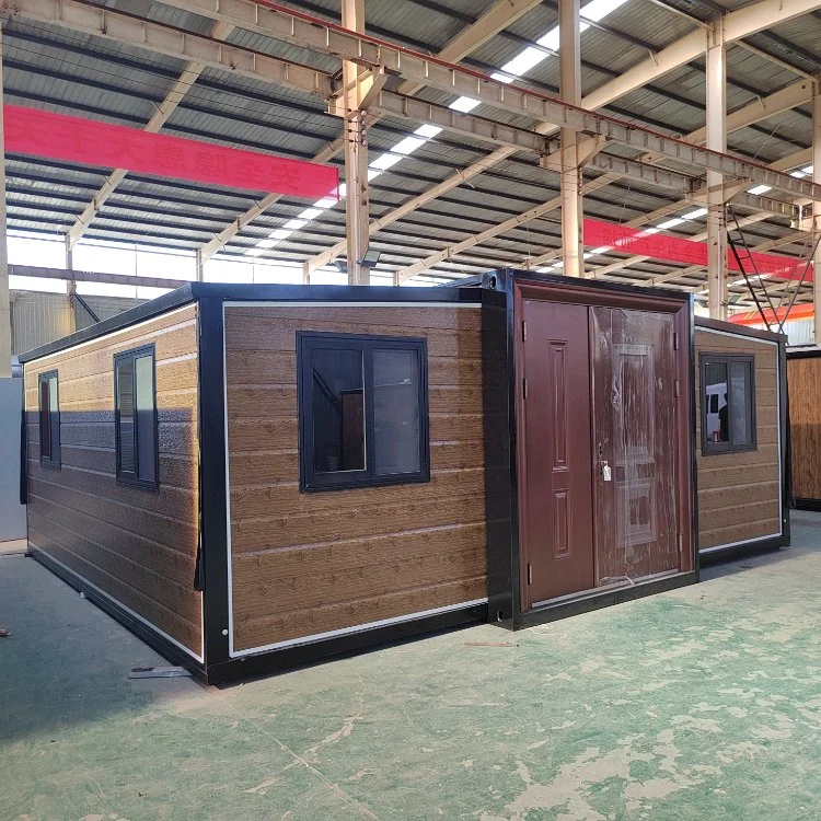20FT Low Cost Double Wings Packaging Box Light Steel Mobile Panel Houses Container House Home Granny Flat Tiny House
