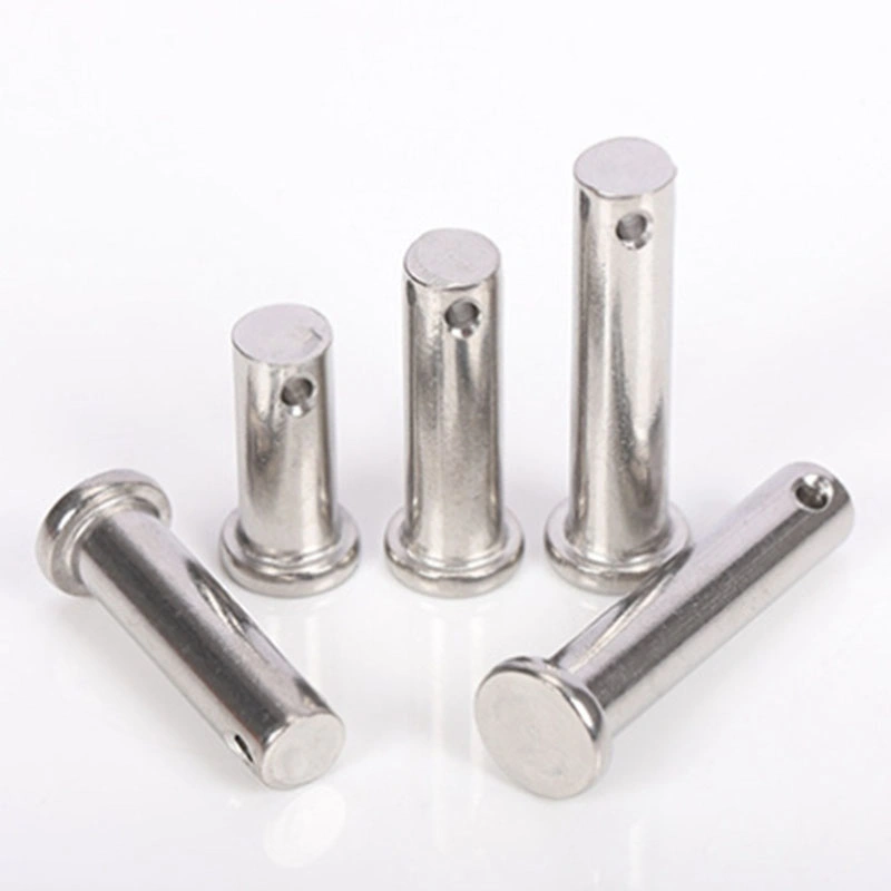 A2 Shaft Flat Cylindrical Locating Pins Safety Lock Clevis Pins with Hole