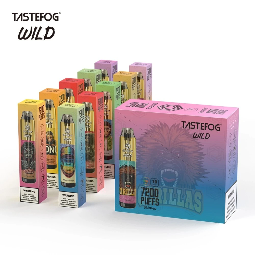 Tastefog Wild 7200 Puffs 2% desechable VAPE al por mayor cigarrillo electrónico