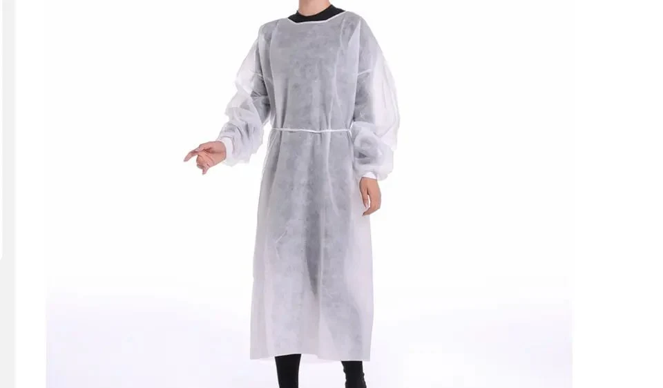 Disposable Non-Woven Protective Isolation Gown PPE Medical Surgical Gown