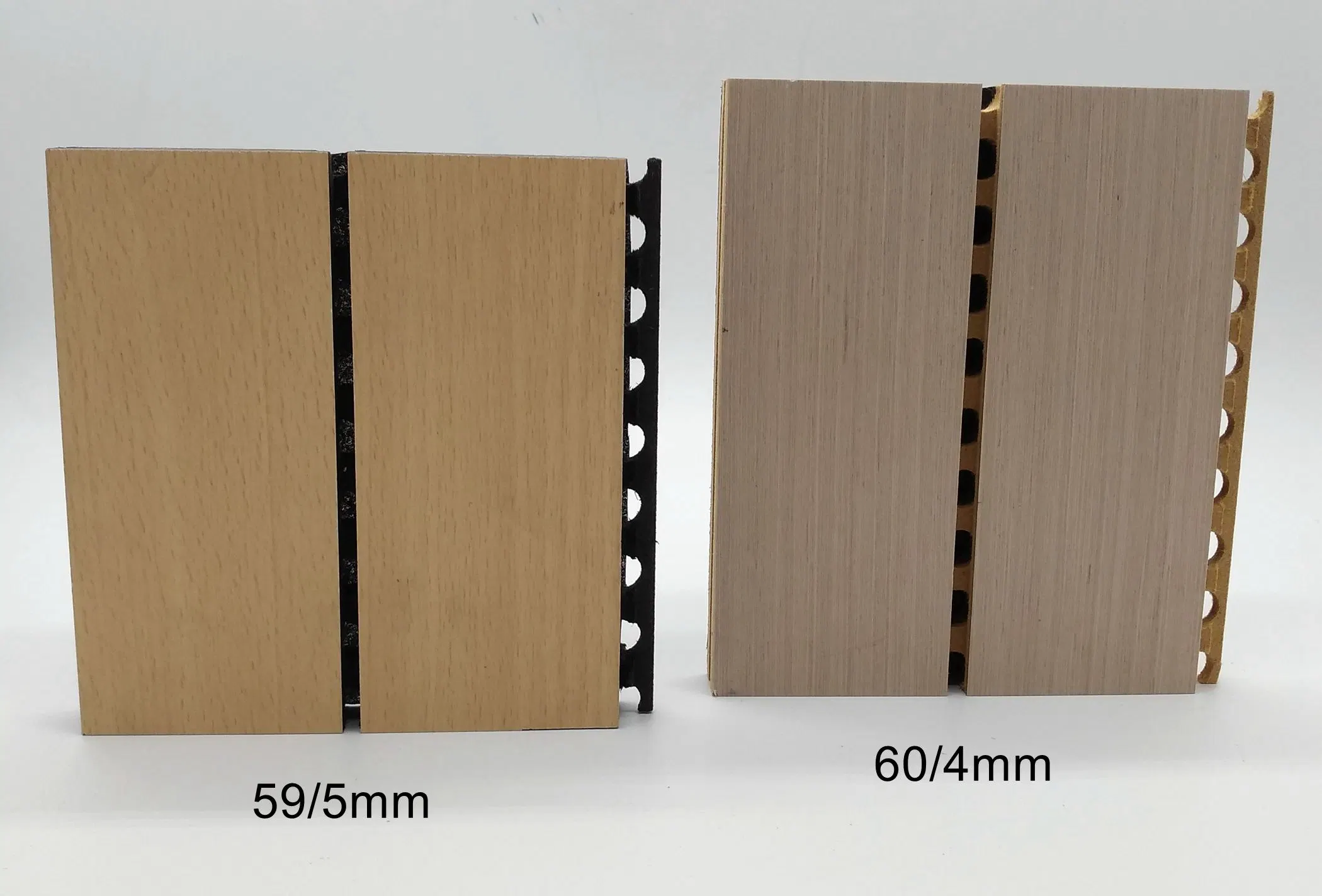 59-5mm Slat Acoustic Panel Sound Absorption Interior Wall Ceiling Soundproofing Building Product