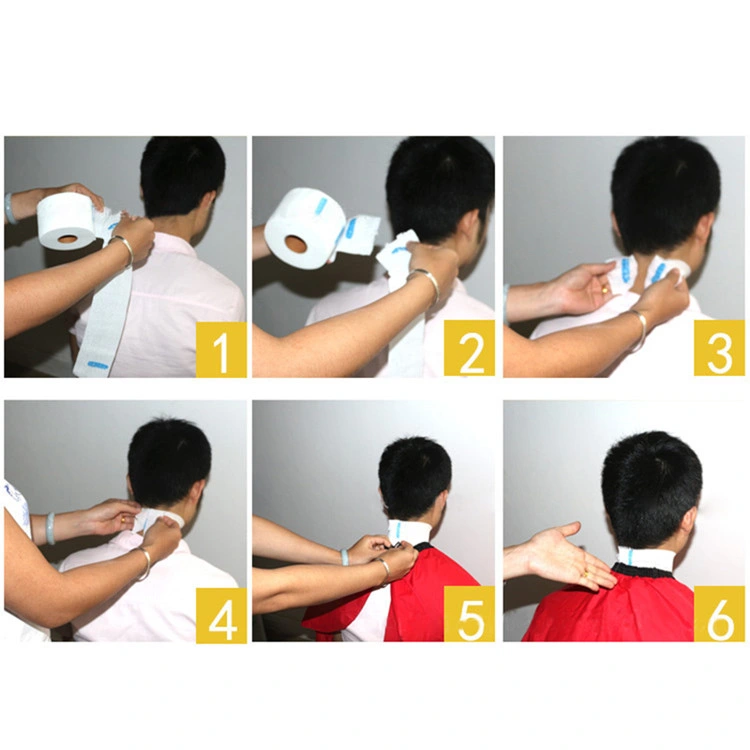 Парикмахерская горловины креп бумаги для парикмахерская и уход за волосами