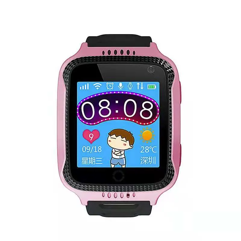 As crianças a chamada vigilância inteligente Q528 Crianças Sos Smartwatch à prova de localização do Relógio do cartão SIM do bebé Tracker para relógios