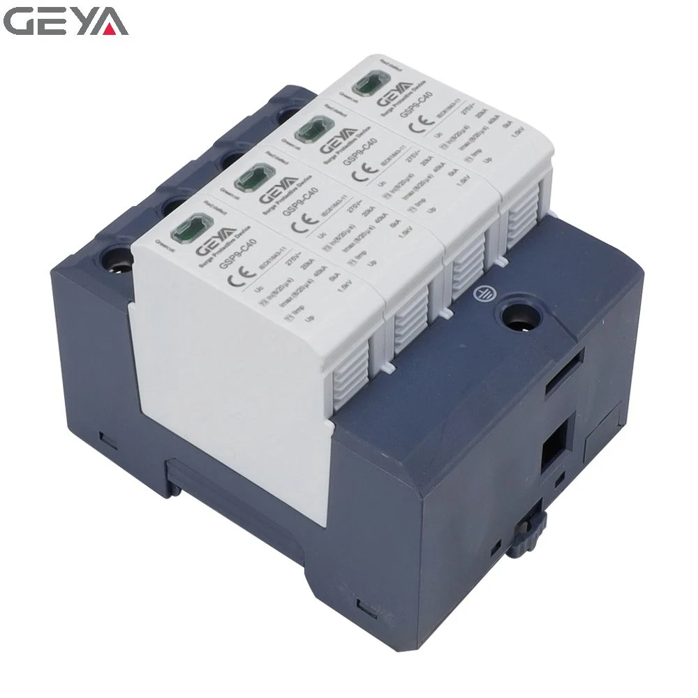 Geya Gsp9-C40-3p New Design MOV Varistor Lt Electric Surge Protector Lightning Arrestor with CE Certificate SPD